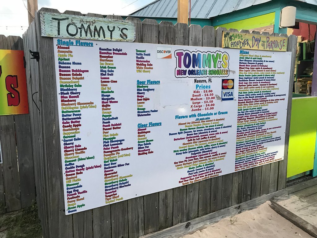 Tommy`s New Orleans Snoballs